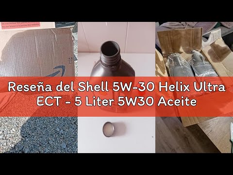 Reseña del Shell 5W-30 Helix Ultra ECT - 5 Liter 5W30 Aceite de Motor