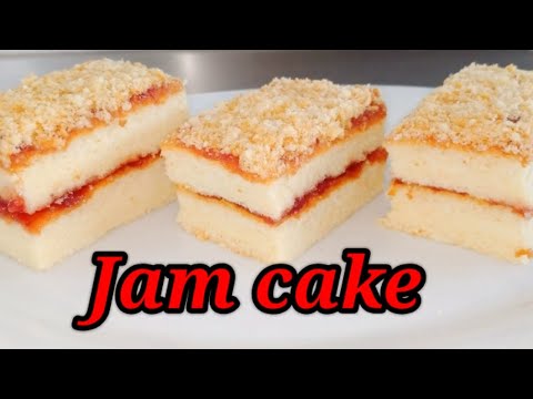 Easy Jam Cake Recipe | Super Soft and Moist Jam Cake | জাম কেক | How to Make Jam Cake ||