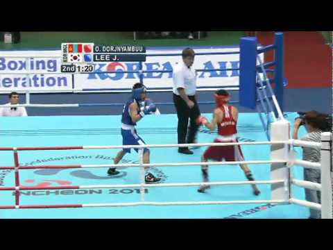 Bantamweight Semi Finals 1 (Session 1) - ASBC Asian Champs 2011