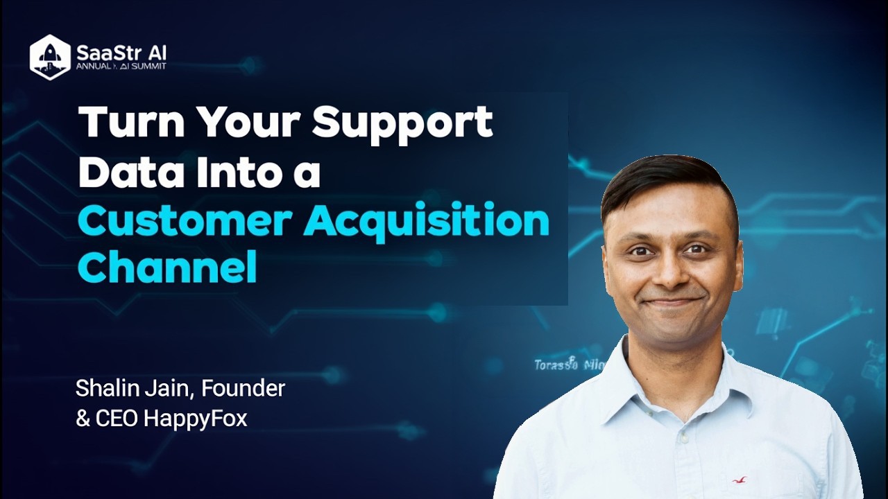 SaaStr AI Day: How We Turned AI Support Agents in Revenue Drivers with Happyfox