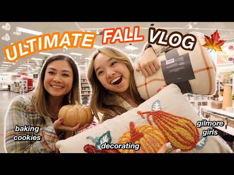 THE ULTIMATE FALL VLOG 2022 | decorating my room, baking cookies, & more! 🍁 *the vibes are great*