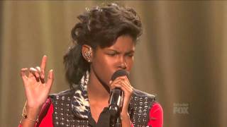 Diamond White The X Factor USA. performing: Sorry Seems To Be The Hardest Word