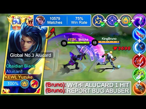 WTF DAMAGE!!! Nerf Alucard Best Guide + Perfect Build to Always Dominate in New Update!! (no edit)