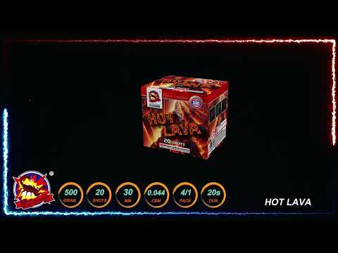 HOT LAVA - CLA4809, 500GRAM, 20 SHOTS- BLACK SCORPION BRAND