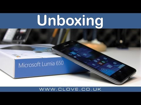 Microsoft Lumia 650 Unboxing