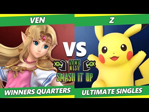 Smash It Up Winners Quarters - Ven (Zelda) Vs. Z (Pikachu) SSBU Ultimate Tournament