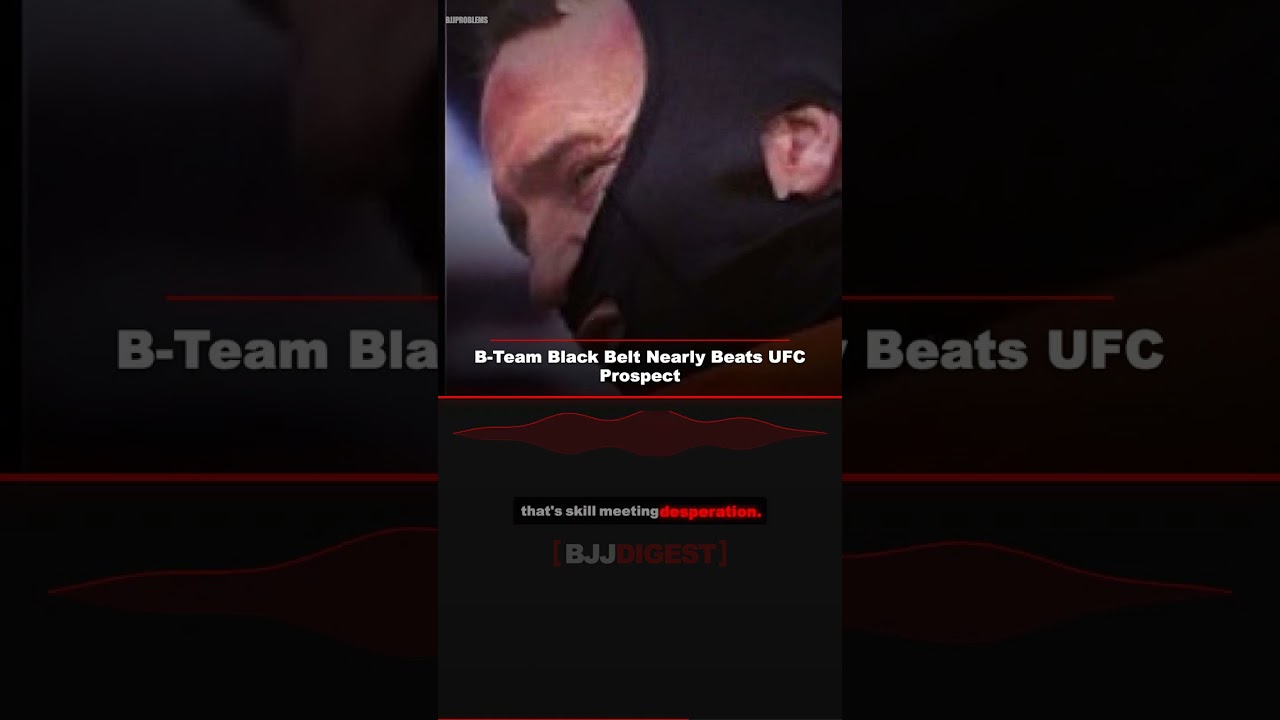 B-Team Black Belt Nearly Beats UFC Prospect #Shorts