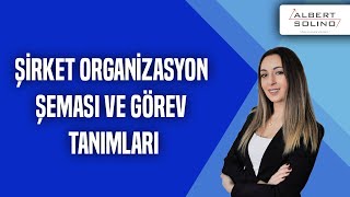 Şirket Organizasyon Şeması ve Görev Tanımları
