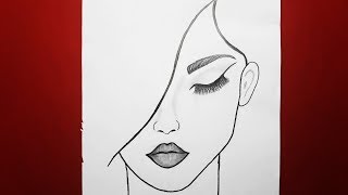 Güzel Kız Yüzü Nasıl Çizilir  How to Draw a 