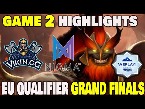 VIKIN.GG VS NIGMA GAME 2 Bukovel Minor EU Qualifier Grand Finals