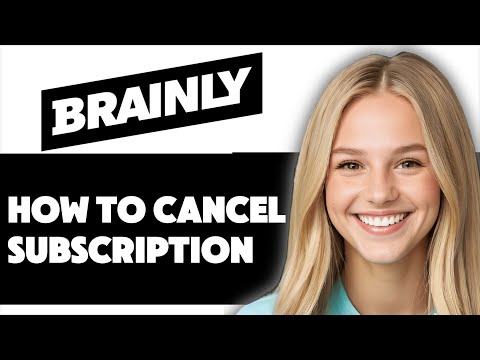 Brainly Subscription Cancel