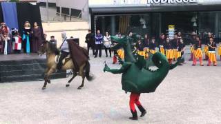 preview picture of video 'Llegenda St, Jordi 2014'