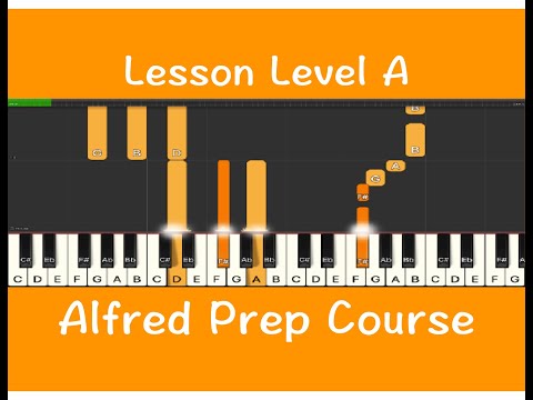 Alfred Prep Course Lesson Level A P35, Learn Piano, Sheet Music, Piano Lessons, Virtual Piano Lesson