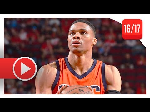 Russell Westbrook Triple-Double Highlights vs Rockets (2017.03.26) - 39 Pts, 13 Ast, 11 Reb