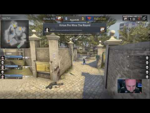 Virtus.Pro pashaBiceps 5kill round vs FaZe @ ELEAGUE Season 2