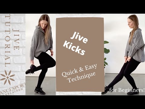 Jive Kicks Technique ||| Basic Jive Kicks || Jive Tutorial