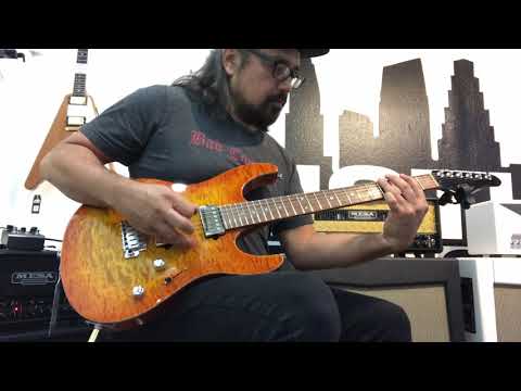 Suhr Modern Honeyburst into a Mesa Boogie TC 50