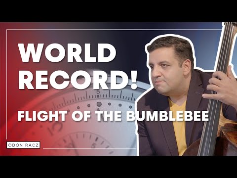 Flight of the Bumblebee World Record - Wer spielt schneller als Doublebass Player Ödön Racz?