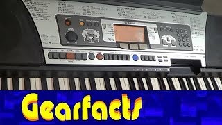 Video thumbnail for Yamaha PSR-350 keyboard with disk drive by Gearfacts