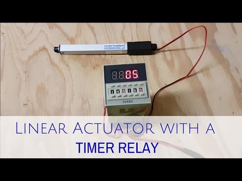 Using Linear Actuator With A 12V Timer Relay