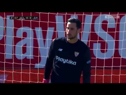 ملخص مباراة الجنون إشبيلية ضد جيرونا 1-0 الدوري الإسباني 2018-02-11