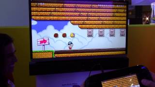 Super Mario Maker - Hard Hats Required Gameplay (E3 2015)