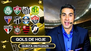 ⚽️ TODOS OS GOLS DESTA QUINTA 06/11/2025 BRASILEIRÃO A, GOLS DE HOJE, GOLS DA RODADA(COMPLETO)