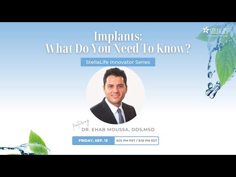 Dr. Ehab Moussa, DDS, MSD, New Orleans, LA, Stellalife Innovator Series