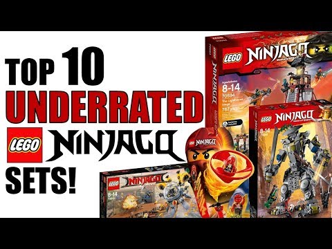 TOP 10 UNDERRATED LEGO NINJAGO SETS!