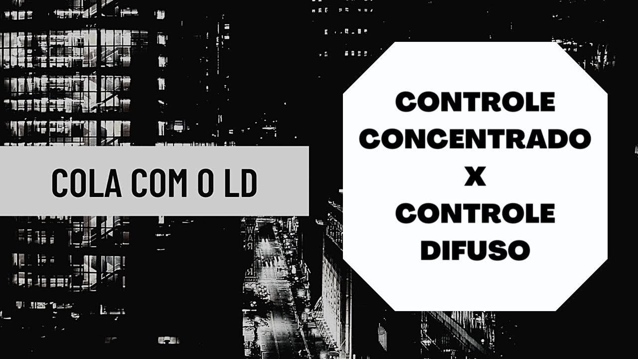 # 54) Controle concentrado X controle difuso