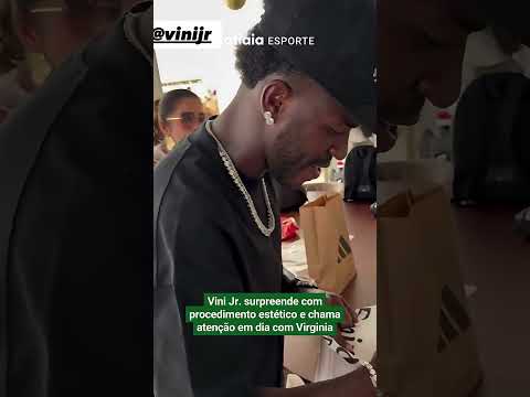 VINI JR APARECE COM NOVO VISUAL AO LADO DE VIRGINIA APÓS COM PROCEDIMENTO ESTÉTICO