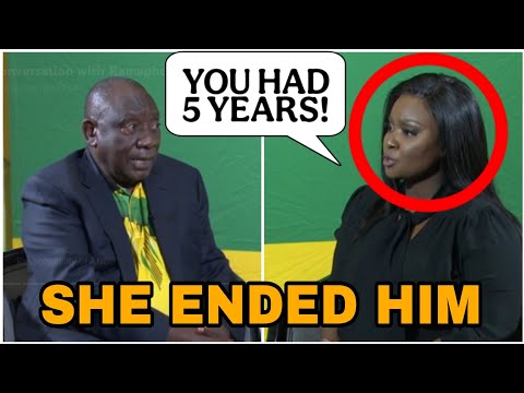 South Africa's President DESTROYED By Journalist With His Own Words — He REGRETS This Interview