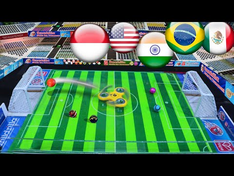 BRASIL SURPREENDE NESSE CAMPAEONATO DE BOLINHAS DE GUDE COM CAMPO DE FUTEBOL