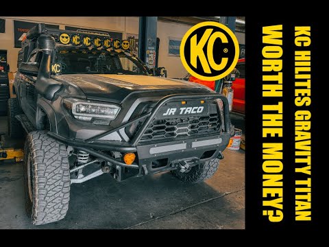 My Tacoma Gets a Kc Gravity Titan Roof Light Bar | How to Install/Wire & Specs