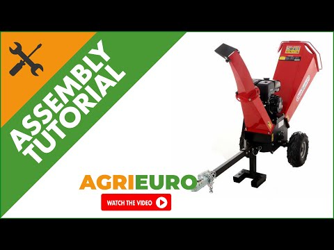 GeoTech PCS 150 L petrol garden shredder with 15 HP spark ignition engine - Assembly tutorial
