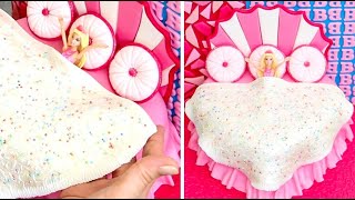 Mini Barbie Bedroom Cake | Amazing & Cute Bed Cake by Cakes StepbyStep