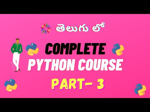 Complete Python Tutorials In Telugu Part 3 Python Tutorials In Telugu