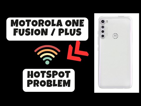 Hotspot Problem Motorola One Fusion / Plus || How to solve hotspot issues || Hotspot not working