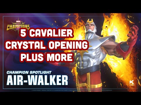 Air-Walker Cavalier Opening plus 5* and 6* Opening - New 6*!!! | MCOC