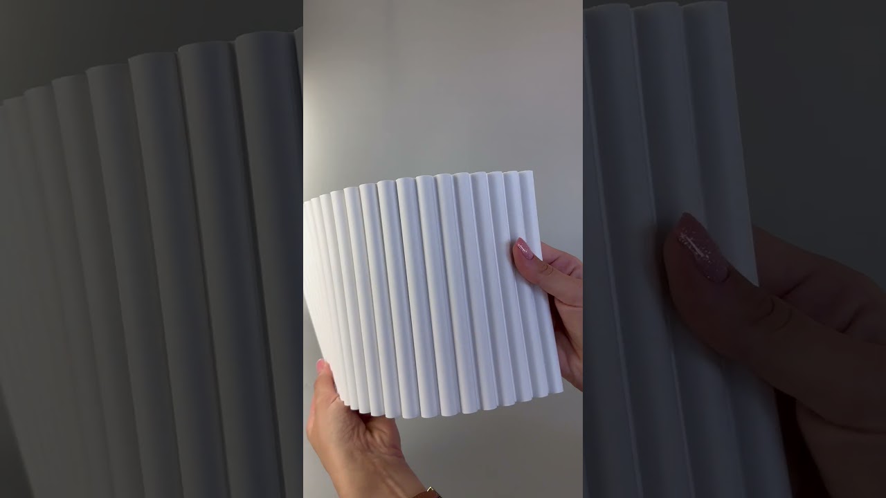 Zjawiskowy Panel ścienny elastyczny 3D Canelé 3D S Flex 👀 Nierówna ściana? Nie ma problemu! #panel