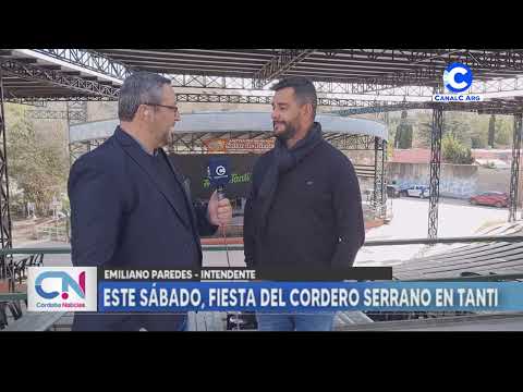 Este sábado, Fiesta del Cordero Serrano en Tanti | Emiliano Paredes, Intendente