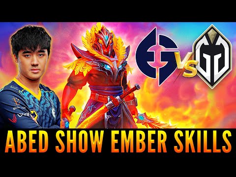 ABED Show His Master EMBER SPIRIT Skills | Evil Geniuses vs Gamin Gladiators | International 2022