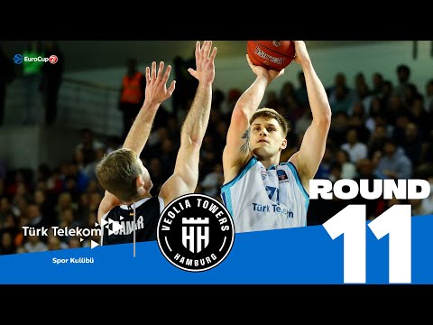 Turk Telekom runs past Hamburg! | Round 11 Highlights | 2022-23 7DAYS EuroCup