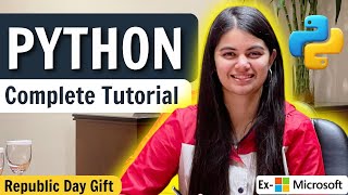 Python Tutorial for Beginners (Full Course) at @shradhaKD  | Republic Day Gift