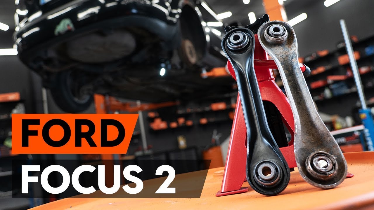 Como mudar braço inferior da parte dianteira em Ford Focus MK2 - guia de substituição