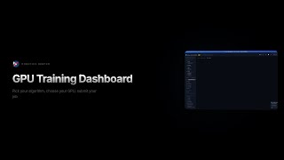 GPU Training tutorial