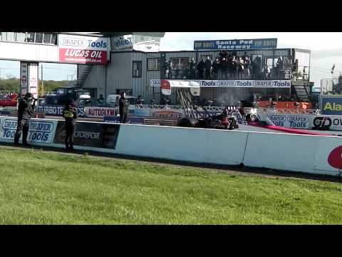 TOP FUEL DRAGSTER - SANTA POD FLAME AND THUNDER 2012
