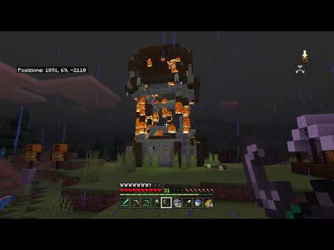 minecraft ita vanilla 2.0 ep.4 distruggiamo la base dei pillager e facciamo il raid