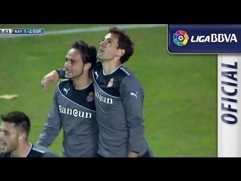 Gol de Stuani (1-4) en el Rayo Vallecano - RCD Espanyol - HD