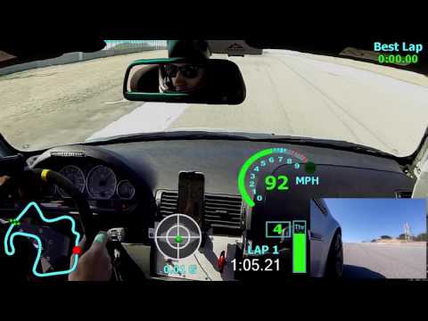 Matt at Laguna Seca 1 lap